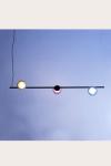 Pop pendant lamp 3 lights multicoloured. Luz Difusion. 