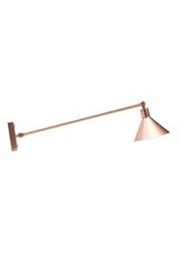 Factory articulated industrial copper  wall light . Luz Difusion. 