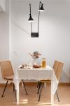 Factory double black wall lamp. Luz Difusion. 