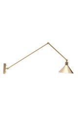 Factory 2 gold wall light 2 articulated arms . Luz Difusion. 