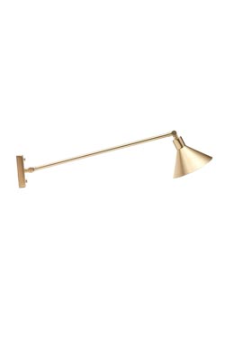Factory industrial gold wall light. Luz Difusion. 