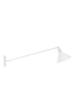 Factory white industrial style wall lamp. Luz Difusion. 