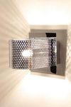 Kendo metal design wall lamp chrome-plated 1 light. Luz Difusion. 