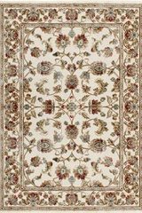 Scarpa tapis classique décor floral sur fond ivoire 65X110. MA Salgueiro. 