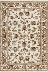 Scarpa tapis classique décor floral sur fond ivoire 65X110. MA Salgueiro. Scarpa tapis classique décor floral sur fond ivoire 65X110. MA Salgueiro.