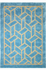 Tapis bleu et beige Atica 170X240. MA Salgueiro. Tapis bleu et beige Atica 170X240. MA Salgueiro.
