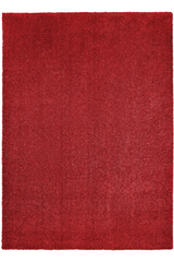 Tapis chiné rouge coquelicot Toscana 60x115. MA Salgueiro. Tapis chiné rouge coquelicot Toscana 60x115. MA Salgueiro.
