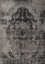 Tapis effet usé fond noir Antik Tabriz 140x200. MA Salgueiro. Tapis effet usé fond noir Antik Tabriz 140x200. MA Salgueiro.
