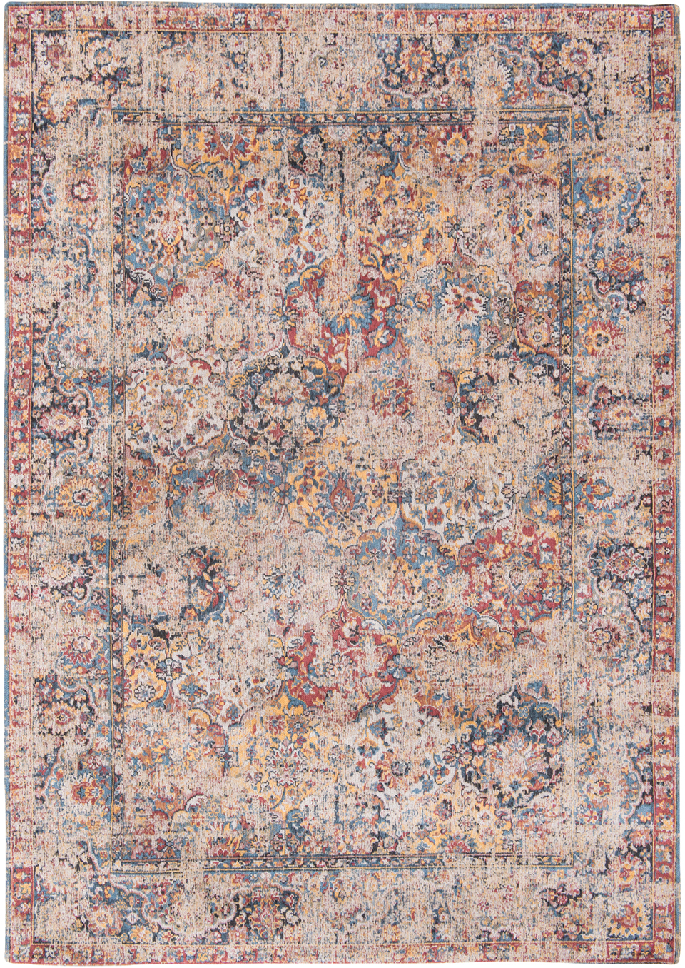 Tapis Heritage chenille pastel bleu 170X240. MA Salgueiro. 