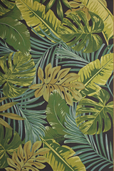 Tapis intérieur et extérieur Tropical plantes vertes 123X180. MA Salgueiro. Tapis intérieur et extérieur Tropical plantes vertes 123X180. MA Salgueiro.