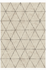 Tapis losanges beige et noir Vegas 120X170cm. MA Salgueiro. Tapis losanges beige et noir Vegas 120X170cm. MA Salgueiro.