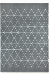 Tapis losanges gris et blanc Vegas 120X170cm. MA Salgueiro. Tapis losanges gris et blanc Vegas 120X170cm. MA Salgueiro.