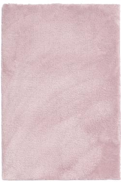 Tapis moelleux uni rose tendre collection Montana 57X110. MA Salgueiro. 
