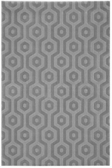 Tapis motifs hexagonaux gris Vegas 140X200cm. MA Salgueiro. Tapis motifs hexagonaux gris Vegas 140X200cm. MA Salgueiro.