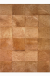 Tapis Patchwork en peau de vache rousse 140X200. MA Salgueiro. 