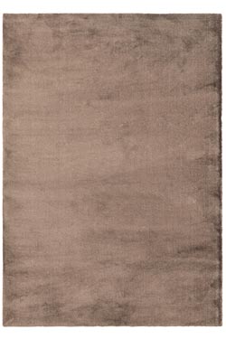 Tapis uni velouté marron glacé collection Star 60X115. MA Salgueiro. 