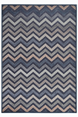 Tapis Zig-Zag bleu indigo collection Provence 60X110. MA Salgueiro. Tapis Zig-Zag bleu indigo collection Provence 60X110. MA Salgueiro.
