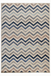 Tapis Zig-Zag pierre bleu collection Provence 60X110. MA Salgueiro. 