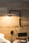 Lampe sans fil en bois wengé à LED et variateur pour la terrasse Ginger -  Réf. 17020320 - mobile