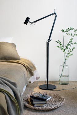 lampadaire design LED Polo noir . Marset. 