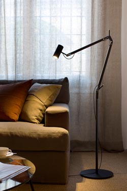 lampadaire design LED Polo noir . Marset. 