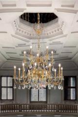 Acantia grand lustre 15 lumières doré. Masiero. Acantia grand lustre 15 lumières doré. Masiero.