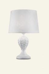 Acantia lampe de de table classique blanche. Masiero. 