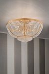 Large classic round 12-light ceiling light. Masiero. 
