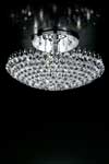 Round crystal ceiling light. Masiero. 