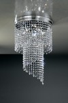 Small 4-light cascade ceiling light. Masiero. 