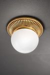 Small round gold ceiling light. Masiero. 
