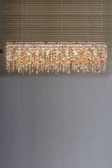 Ottocento multicoloured rectangular chandelier. Masiero. Ottocento multicoloured rectangular chandelier. Masiero.