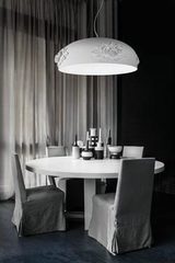 Dame suspension blanche 65cm. Masiero. Dame suspension blanche 65cm. Masiero.