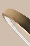 Libe Ellipse suspension ovale en bois wengé . Masiero. 