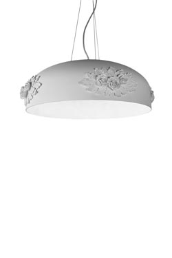 Dame suspension blanche 65cm. Masiero. 