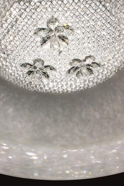 White sconce with floral decor Dame. Masiero. 