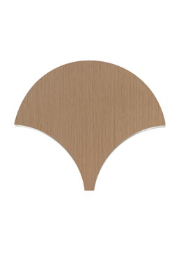 Palm fan wall light oak finish. Masiero. 