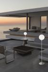 Copper brown outdoor floor lamp Tee mobile. Masiero. 