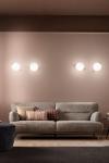 White ball wall lamp Posy. Masiero. 