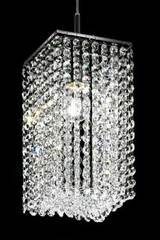 Lustre cristal design boîte section carrée. Masiero. Lustre cristal design boîte section carrée. Masiero.
