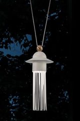 Nappe suspension contemporaine blanche . Masiero. Nappe suspension contemporaine blanche . Masiero.
