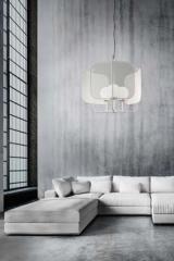 Papilio Art Deco 3-light pendant lamp. Masiero. 