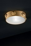 Recessed satin brass spot. Masiero. 