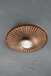 Round spotlight in antique brass. Masiero. 