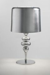 Eva resin and polyurethane silver lamp. Masiero. 