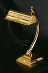 Gold-plated bedside lamp with engraved pattern. Masiero. 