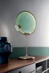 Table lamp in green frosted glass Horo. Masiero. 
