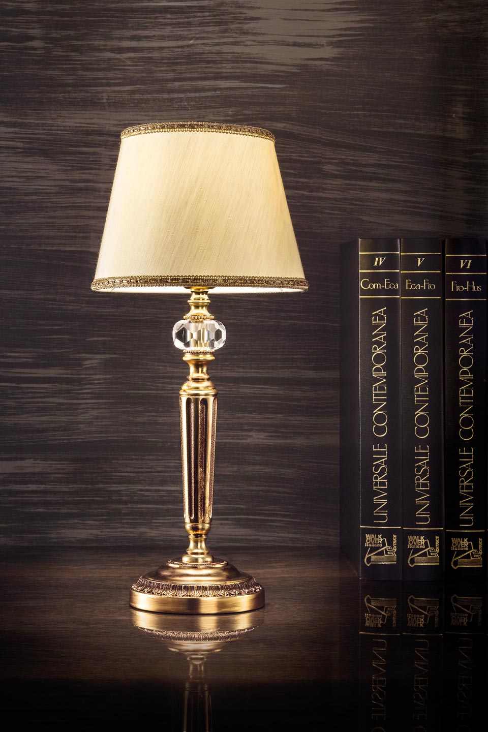 gold bedside lamp