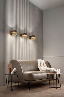 Bronze ball wall light Iglu. Masiero. 