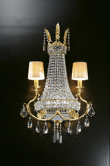 Large crystal balloon wall lamp. Masiero. Large crystal balloon wall lamp. Masiero.